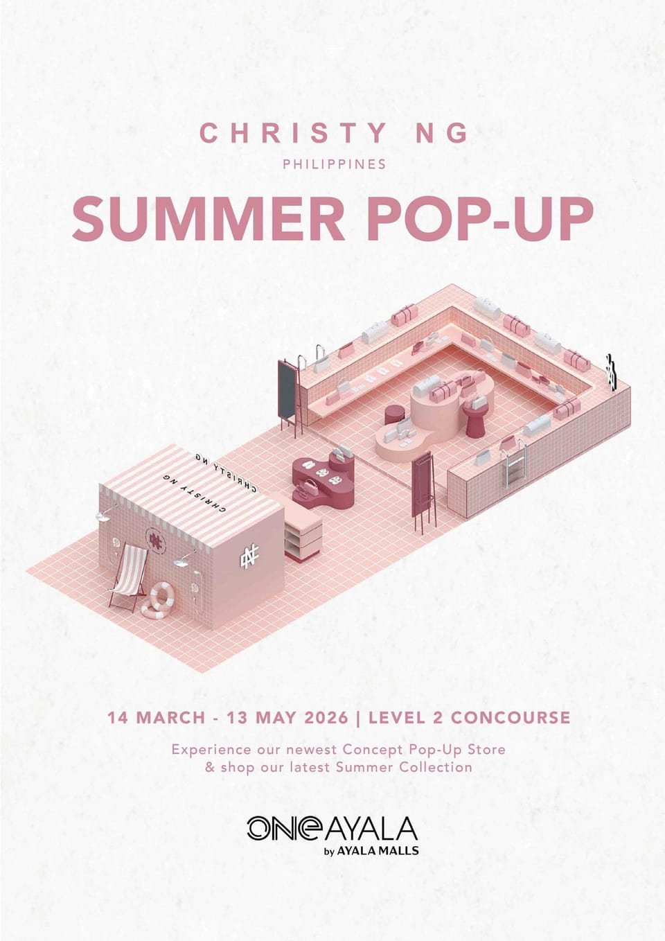 christy ng summer pop-up in one ayala